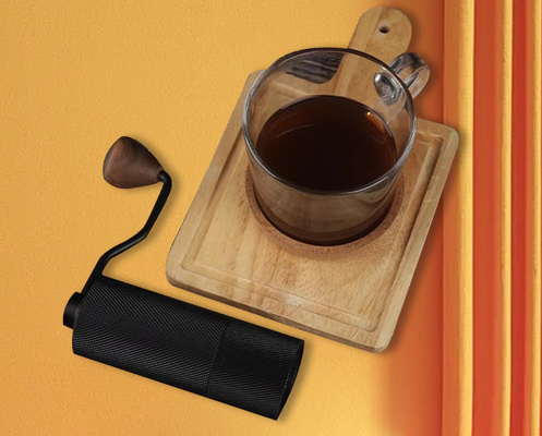 Perlengkapan Dapur Penggiling Kopi Luar Ruangan Ringan Biji-bijian Kayu