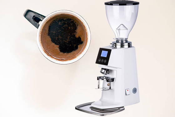 Komersial Flat Tooth Burr Coffee Grinder Penggiling Biji Kopi Espresso