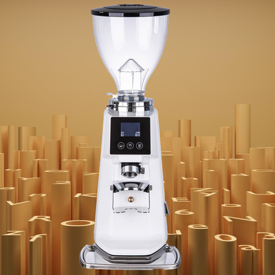 1.2kg Kapasitas Hopper Penggiling Kopi Burr Penggiling Biji Kakao Komersial