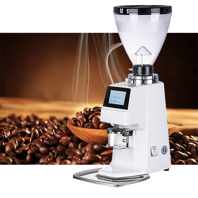 15kg 64mm Layar Sentuh Flat Burr Coffee Grinder OEM / ODM
