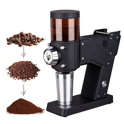 Aluminium ABS Plastik Penggiling Kopi Komersial Biji Kopi Burr Espresso Grinder