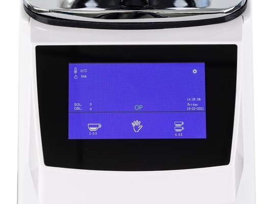 Flat Burr Espresso Coffee Grinder Mesin Penggiling Kopi Listrik Komersial