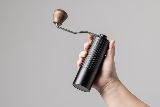 Dapur Kecil Manual Mewah Stainless Steel Tangan Penggiling Kopi Kekasaran Disesuaikan