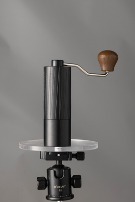 25g Steel Burr Custom Manual Coffee Grinder Aluminium Alloy Body
