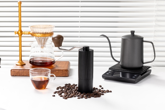Mini Portable Manual Tangan Penggiling Kopi Stainless Steel Burr 450g