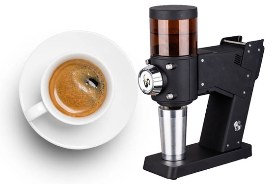 Espresso Grinder Mesin Pabrik Biji Kopi Listrik Dengan Badan Aluminium