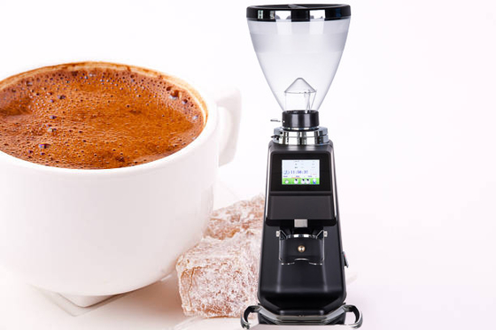 Mesin Penggiling Kopi Kerucut Espresso Komersial Listrik Komersial Profesional