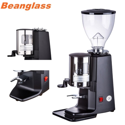 Black White Automatic Burr Coffee Grinder 1.2kg Volume Coffee Bean Mixer