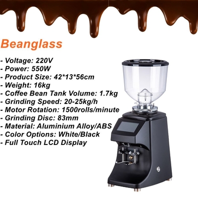 Penggiling Biji Kopi Komersial Cerdas Penggiling Kopi Espresso