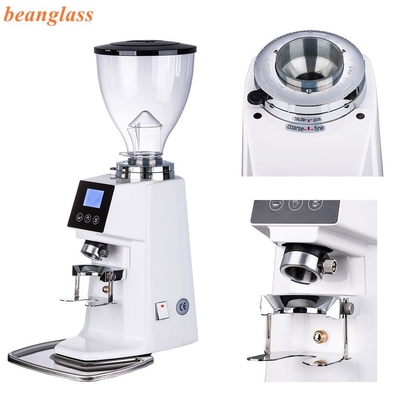 Penggiling kopi Espresso otomatis 64mm penggiling biji kopi duri datar