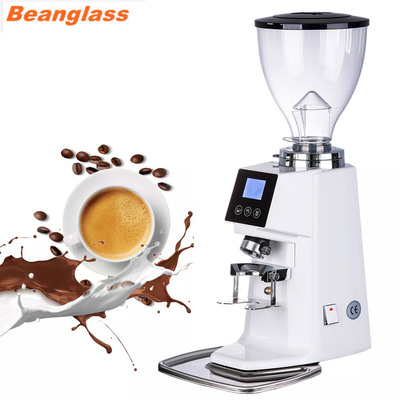 Penggiling kopi espresso paduan aluminium 64mm flat burr tochscreen grinder
