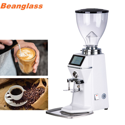 64mm Flat Burr Espresso Coffee Grinder Untuk Kafe / Bar / Dapur 220V