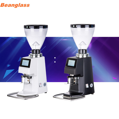 Flat Burr Electric Coffee Grinder Penggiling Kopi Otomatis Komersial