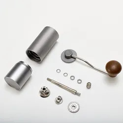Mesin Penggiling Biji Kopi Manual Komersial Industri Portabel Stainless Steel