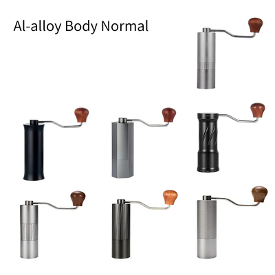 Mesin Penggiling Biji Kopi Manual Komersial Industri Portabel Stainless Steel