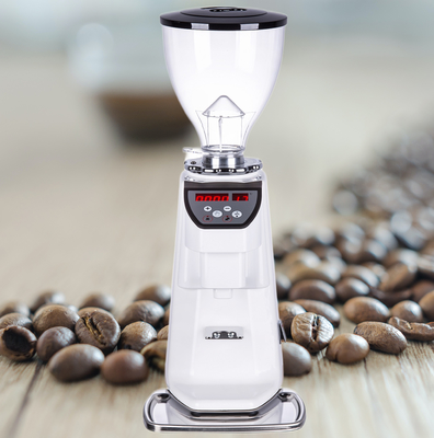 Komersial Espresso Electric Flat Burr Coffee Grinder 64mm 1400rpm