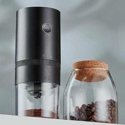 Small Automatic Conical Burr Portable Electric Coffee Bean Grinder Dengan Pengaturan Multi Grind
