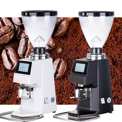 Penggiling Kopi Layar Sentuh Komersial Kapasitas 1.7kg 64mm Grinding Disc
