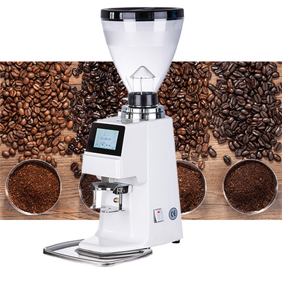 64mm Layar Sentuh Penggiling Kopi 20 - 25kg / H Kecepatan Penggilingan Kapasitas 1.7kg