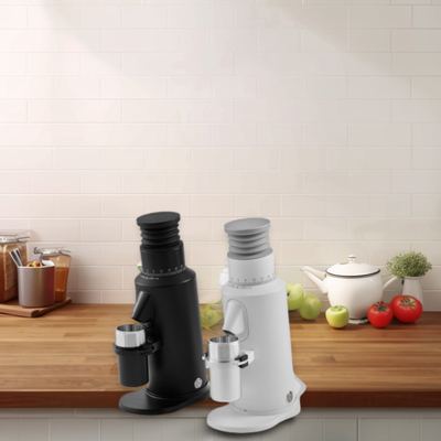 Custom Voltage 64mm Flat Burr Espresso Bean Grinder 120g Kapasitas