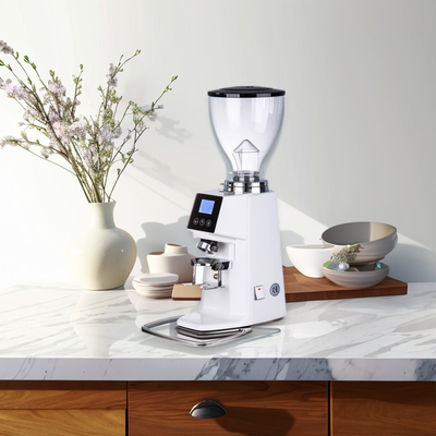 220 - 240V Full Touch LCD Display Mesin penggiling kopi komersial Kecepatan penggilingan 10-15kg/jam