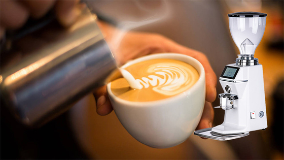 Baja tahan karat Komersial Mesin penggiling kopi Peralatan dapur 110V-220V 15kg