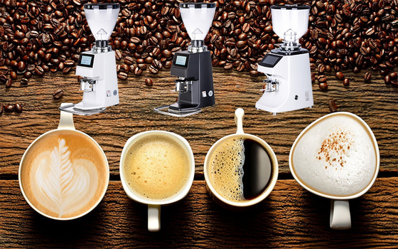 Baja tahan karat Komersial Mesin penggiling kopi Peralatan dapur 110V-220V 15kg