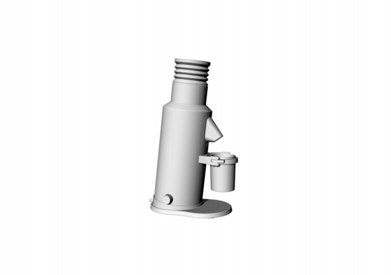 110V Voltage Burr Coffee Grinder Dengan Warna Putih Dan Desain Hitam Disesuaikan